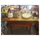 Wooden Table Items on table not included