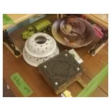 Antique Photo Album, Glass Dishes, Toy Truck