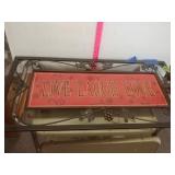 Live Laugh Love Metal Sign