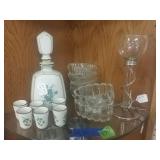 Glass Pieces, Candle Stand
