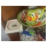 Ash Tray And Pitcher
