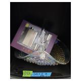 2pcs Flask Set/Glass Basket