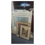 Framed Pictures, Vintage Dresser Mirror Mirror