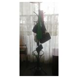 Coat/ Purse Rack With Purses Rack and contents