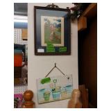 Old Fairytale Peint And Beach Sign