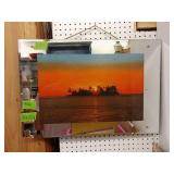 Sunset Picture And Mirror On Edge