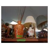 Two Lamps, Vase And More