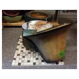 Plant Holder, Plates And Tile Piece