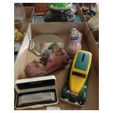 Car Bank, Two Fire Department Cars And