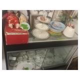 Glass Display Case Items on or in case not