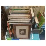 Vinyl Records And 3 Books