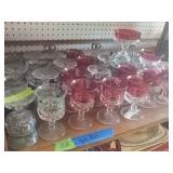 Glass Cups And Other Dishes
