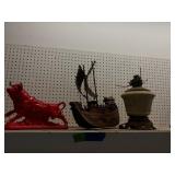 Red Bull, Boat And Lamp