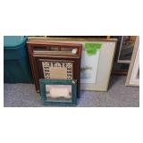 Framed Picture And Mirror