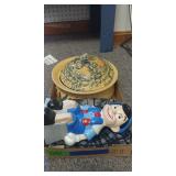 Glass Pot, Scarf And Pinocchio