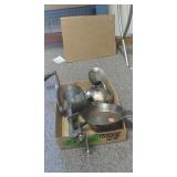 Skillet, Grinder, And Pot