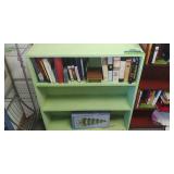 Green Book Shelf With contents