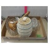 Hardwood Gavel, Saltwater Taffy Bank, Glass