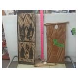 Aboriginal Bark Paintings And Flower Pot