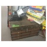 Steamer Trunk Items on trunk not included