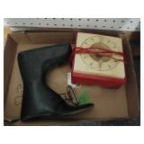 Old Iron Shoe Form And Toys