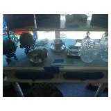 Assorted Glassware And Decorations