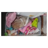 Tub Of Barbie Supplies