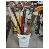 Bucket Of Little League Bats