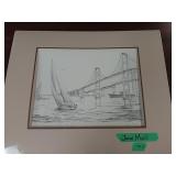 Painting Of Bay Bridge