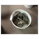 Bucket Of Cables And Elastic Cords