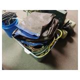 Extension Cords, Tarps In Tote