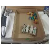 Vintage Christmas Lights And Figurines