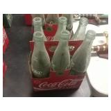 6 Glass Coca-Cola bottles