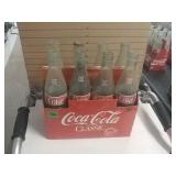 8 Glass Coca-Cola bottles