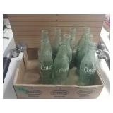 9 Glass Coca-Cola Bottles