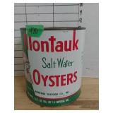 Montauk Salt Water Oyster Can