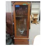 Wooden 6- gun Cabinet - Deer Design - NO Key