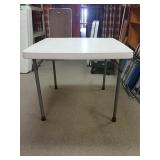 Plastic Lifetime Folding Table- 36 x 37 - Rusty