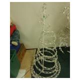 Outdoor Spiral lighted Christmas Tree - 43"