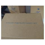 Avon Collectible Porcelain Vanity Set ×2