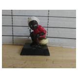 Cast Iron Boy On Toilet