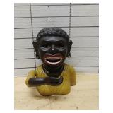 Cast Iron Woman Bank - Marked Dinah