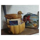 Books, Baskets And Lunch Box