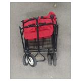 Folding Red Wagon