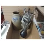 Zebra Mask, Pottery