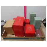 Glass Candle Holder, Porcelain Xmas Bell