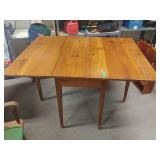 Drop Leaf Wood Table