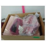 Slippers; Makeup Bag