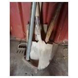Shovels, Rake, Axe, etc..