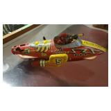 Flash Gordon Rocket Fighter Wind-up Tin Toy